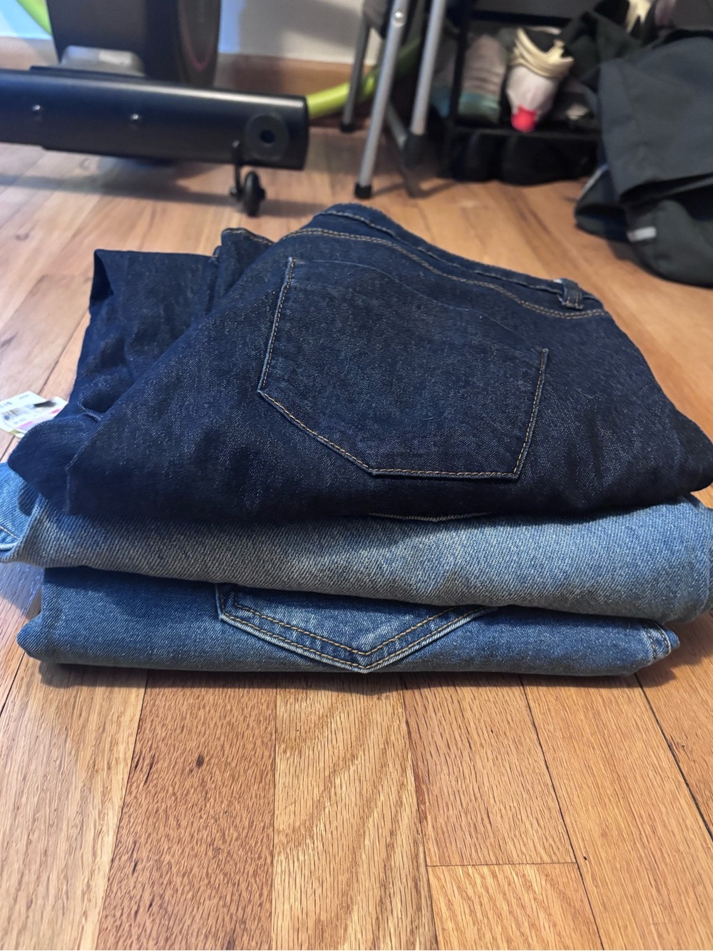 3 pairs of Blue Denim Jeans